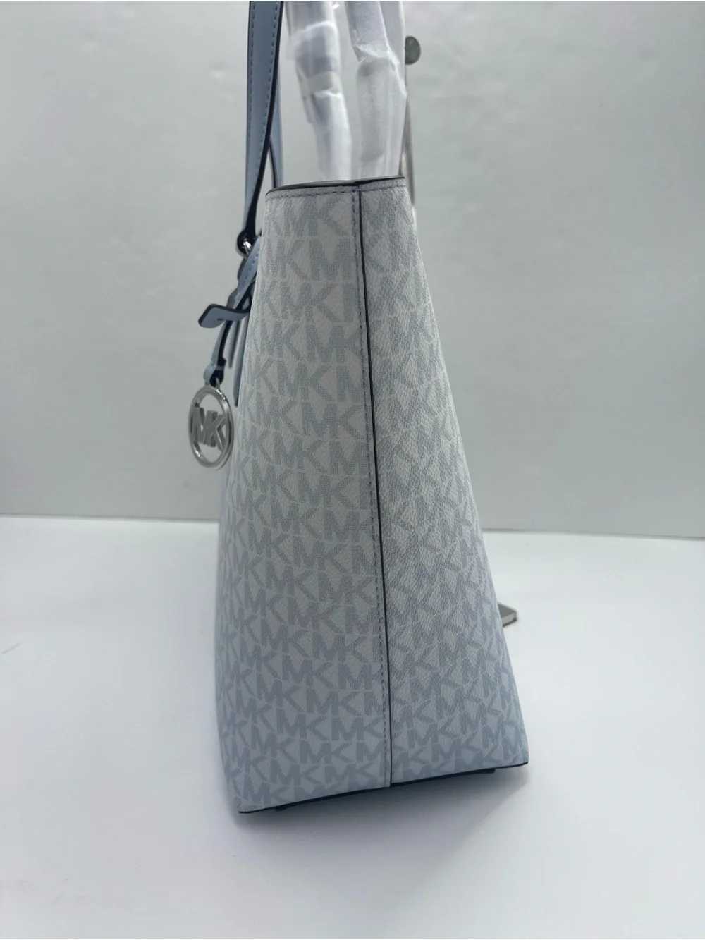 MICHAEL MICHAEL KORS SHEILA LG Multifunctional TOTE bag  Pale Ocean NWT